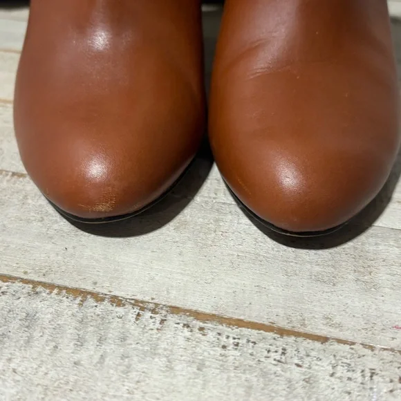 ❤️Isola Vivian Caramel Leather &Suede Ankle Boots-Sz 8 - Picture 6 of 8